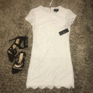 White lace dress